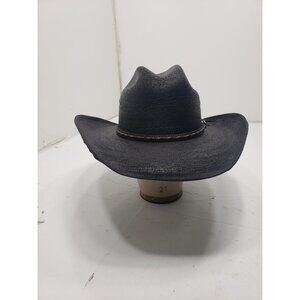 Larry Mahan’s Collection By Milano Hat Co Black Cowboy Hat 7 1/8 Pre Owned